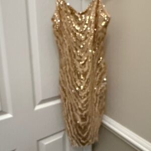 Next Up Gold S Dress